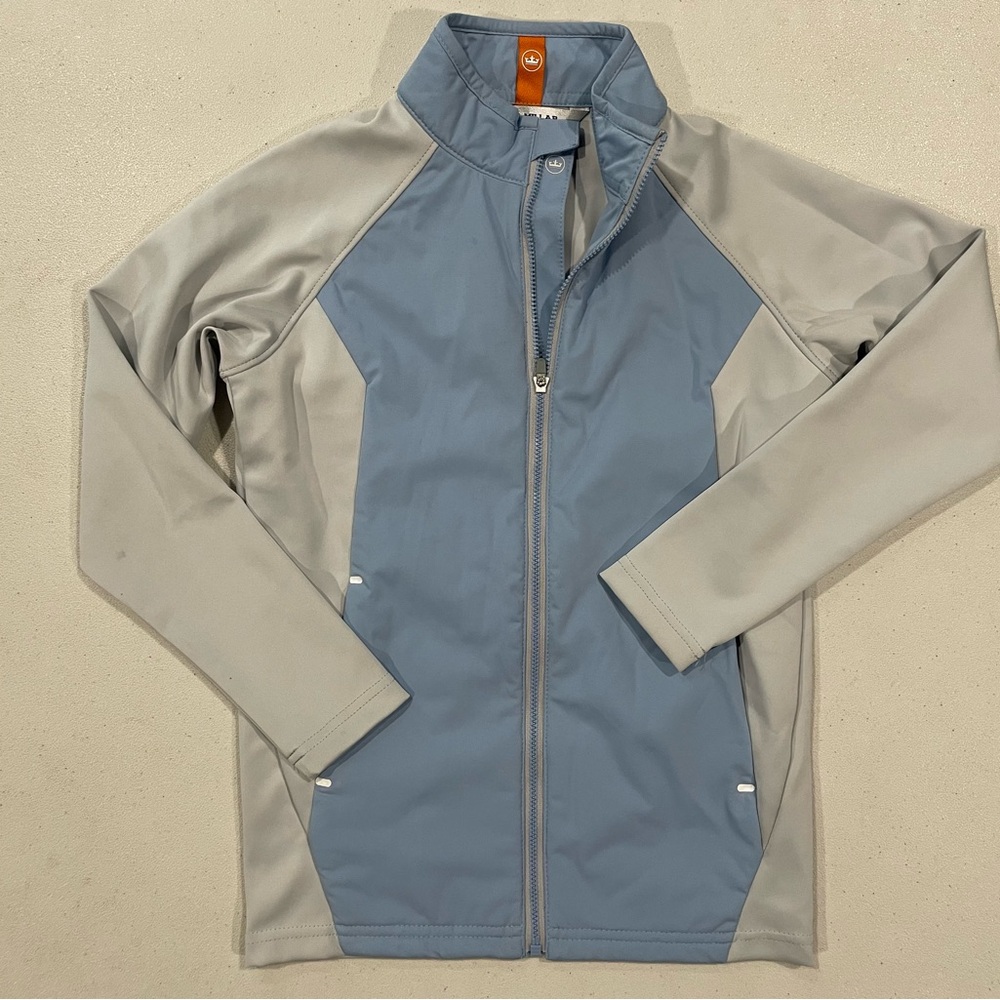 Peter Millar Light Blue and White Jacket